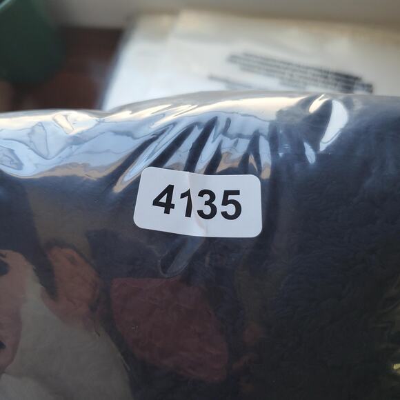 J.Crew Pullover Womens Medium Black Sherpa Fleece Half Zip Teddy Cozy FA21 AZ295 - Picture 9 of 9